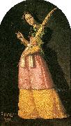 Francisco de Zurbaran st, apolonia Sweden oil painting artist